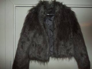 Allen B by Allen Schwartz Faux Fur Coat Size S