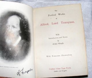 THE POETICAL WORKS OF ALFRED, LORD TENNYSON. ILLUSTRATED. FINE BINDING 