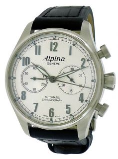 Alpina Aviation Chronograph Silver Automatic Men’s Watch Al 860SC4S6 