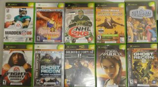 Xbox Wholesale Lot of 10 Games All Scratch Free 8