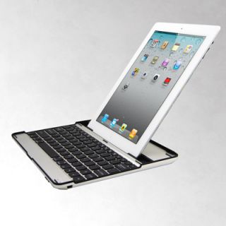 Brand New Metal Aluminum Case Bluetooth Wireless Keyboard for iPad 3 2 