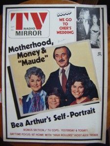 tv radio mirror magazine maude baretta cher 1975