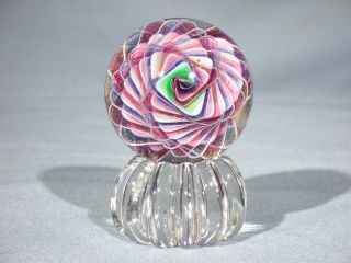 Marbles Hand Made Art Glass James Alloway Weldons World#36 Dichroic 