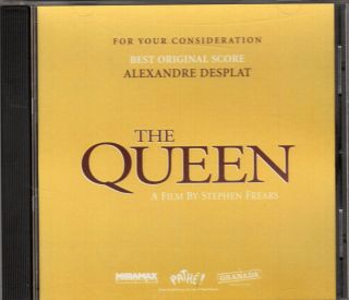 Alexandre Desplat The Queen Soundtrack CD for Your Consideration Promo 