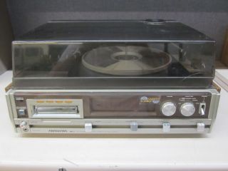 Soundesign Am FM Receiver Cassette 8 Track Player Turntable