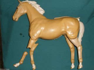 JOHNNY WEST TOY COMANCHE HORSE LARGE WITH JOINTED LEGS AND HEAD 