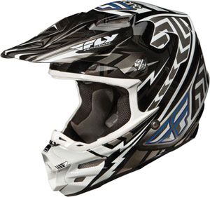 Fly Racing F2 Carbon Andrew Short Helmet Gray x Large