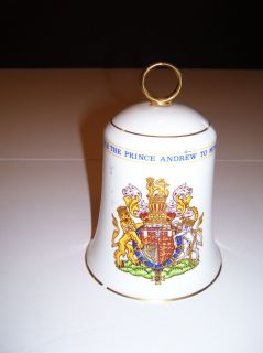   Bone China Bell The Marriage of Prince Andrew Sarah Ferguson