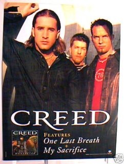 Creed Weathered U s Poster Scott Stapp Alter Bridge