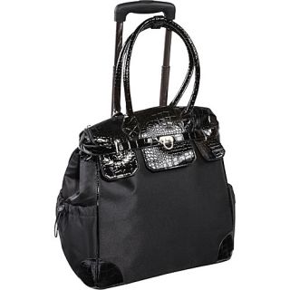 Amerileather Deluxe Skylar Womens Rolling Laptop Tote 3 Colors