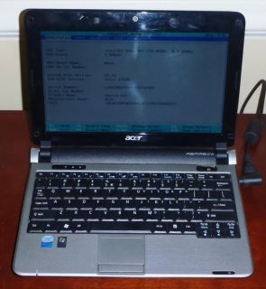 Acer Aspire One D150 Netbook D150 1322 1GB RAM 1 66GHz Intel Atom CPU 