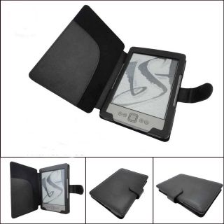   Leather Case Cover Skin Pouch for  Kindle 4 4G 4th Gen Black