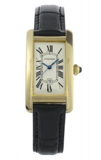 Cartier Tank Americaine 1725 18K Gold Automatic Watch