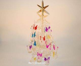 Arbol de Navidad Angel 27 50 cm Vidrio de Murano