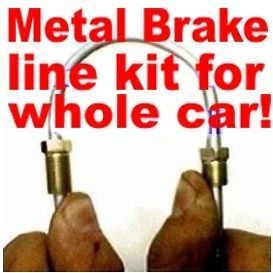 Complete metal brake line kit Dodge MOPAR 1975 to 1993.  change 
