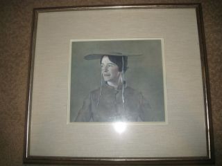 Andrew Wyeth   Magas Daughter ANTIQUE TURNER WALL ACCESSORY FRAMED 