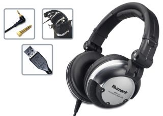 Numark PHX USB Phxusb USB Analog DJ Headphones
