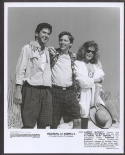 Movie Still WEEKEND AT BERNIES McCarthy Silverman Stewart 1989
