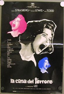 HQ30 Scream of Fear Hammer 10 RARE Orig Poster Italy