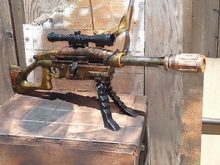   MODIFIED bolt action SNIPER Rifle 75+ ft wScope & Bi Pod NERF TYPE gun