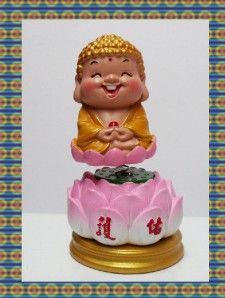 Happy Smile Chinese Buddha God Bobblehead Figure 1025