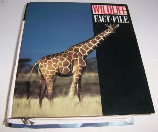   Full Binder Animal Infomation  approx 180 Cards w 11 Groups