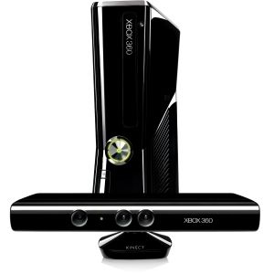   Xbox 360 S (Latest Model)  with Kinect 4 GB Matte Black Console (NTSC