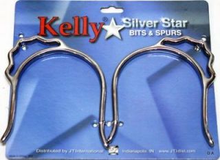 kelly silver star sidewinder slip on spurs horse tack time
