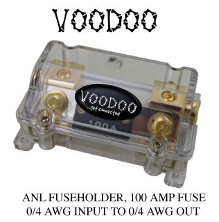  POS Fuse Distribution Fuseholder Inline Block 0 4 AWG 300 Amp ANL 