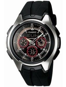 Casio Analog Digital Watch AQ 163W 1B2V AQ163W 1B2V