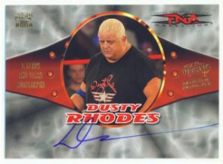 dusty rhodes legends autograph from pacific tna wrestling inaugral 