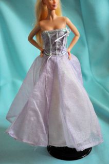 Lavender White Reversible Princess Annika Gown Barbie The Magic of 