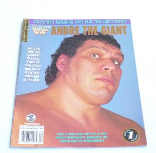 WWF Spotlight Volume 20 Andre The Giant Wrestling Magazine with 