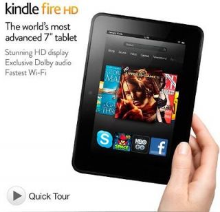  Kindle Fire HD 32GB 7 Dolby Audio 2012 Model Dual Band Wi Fi 