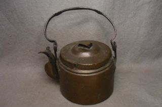 antique copper tea kettle 