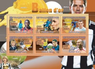 this is a beautiful sheet of 6 stamps issued by guinea bissau in 2008 