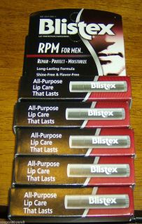Blistex RPM for men lip balm Shine flavor free