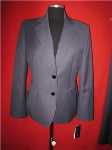 anne klein suit indigo blue size 14 $ 280 nwt