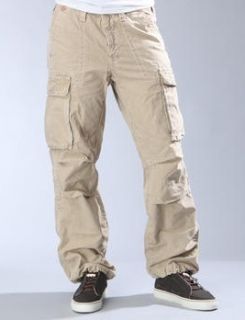 True Religion Brand Jeans Men Anthony Cargo Pants Wheat