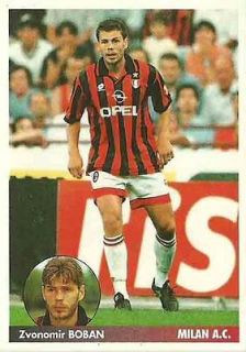 ZVONIMIR BOBAN AC Milan / sticker EUROPA 96 97 / Panini RARE football 