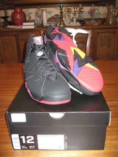 Nike Air Jordan Retro 7 VII Raptors sz 12 DS 2012 Dark Charcoal black 