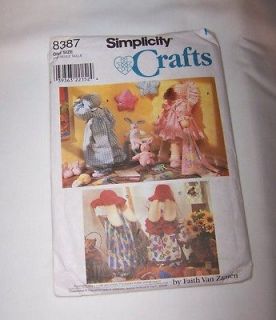 Simplicity Craft 8387 Time Out Kids Uncut Dolls Bloomers Dress Sewing 