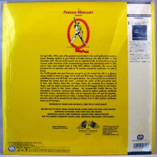   Freddie Mercury Tribute Vol 2 Queen Annie Lennox Liz Taylor