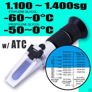 Battery Acid Antifreeze Fluid Glycol Refractome​ter ˚C