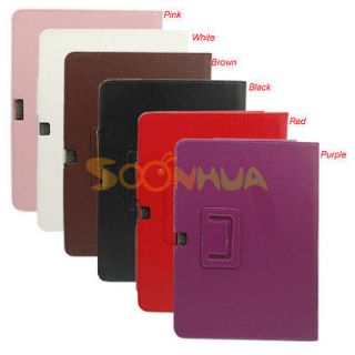   Leather Kickstand Skin Cover Case For Acer Iconia Tab 10.1 A510 A700