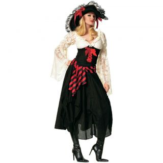 Gold Doubloon Pirate Adult Womens Sexy Wench Halloween Costume Std 