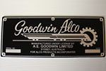 goodwin alco builders plate from australia  20