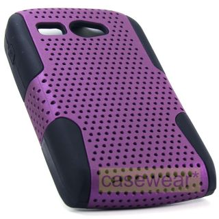 Purple Apex Perforated Hard Case Gel Cover for Kyocera Hydro C5170 