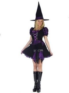 sexy witch purple punk costume dress hat fw12003 more options