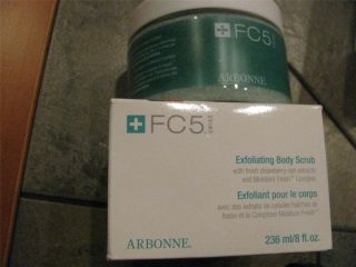 Arbonne FC5 Exfoliating Body Scrub Bath and Body Exfoliator Skin Care 